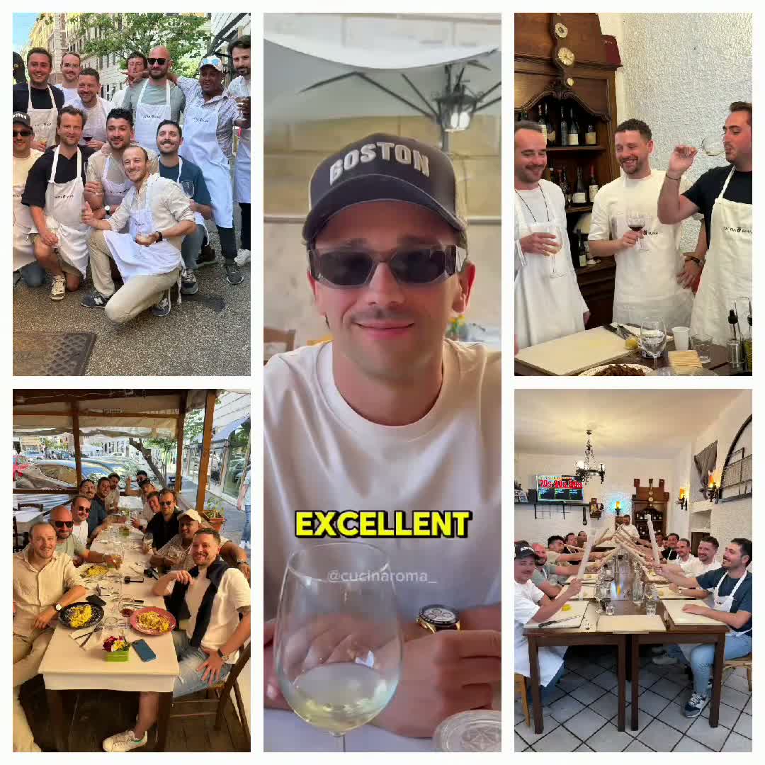 Addio al nubilato con corso di pasta carbonara a Roma — gruppo francese, cooking class privata