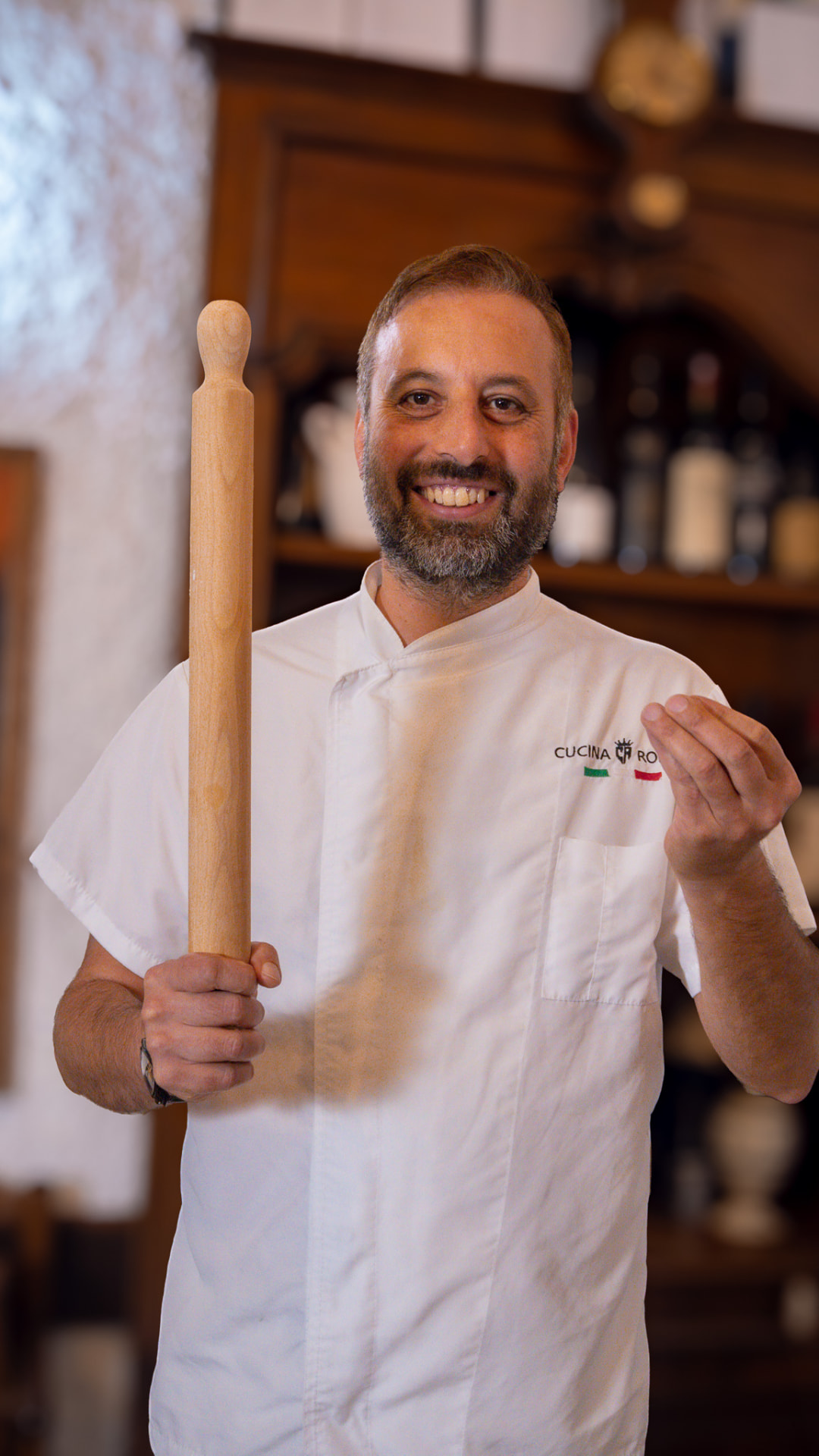 Chef Davide Manfredi durante una lezione di Cucina Roma (1)